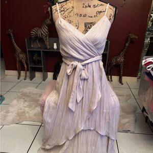 Express Lavender High Low Dress